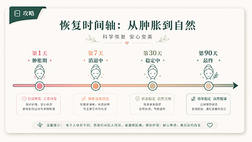 鼻整形恢复期指南
