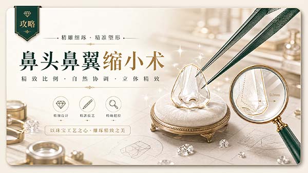 鼻头鼻翼缩小怎么做
